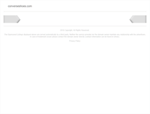 Tablet Screenshot of converseshoes.com